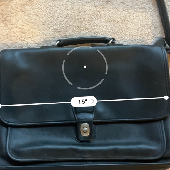 VINTAGE COACH Metropolitan Briefcase Size: 15" (L) x 10" (H) x 3" - Picture 6 of 9